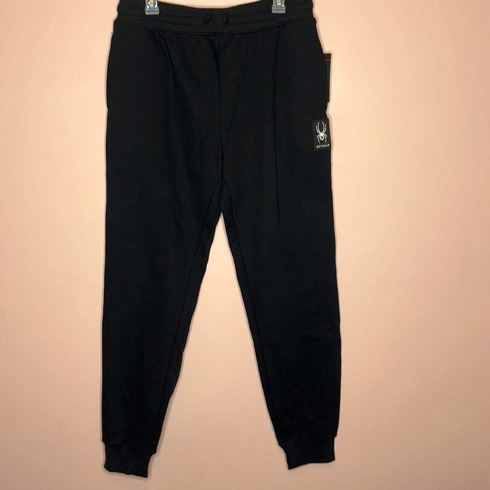 NWT Spyder Men's Black Sweatpants